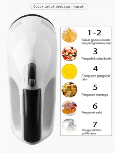hand mixer5 Hand Mixer Pengaduk Adonan Serbaguna 120 watt