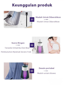 lampu perangkap nyamuk Perangkap Nyamuk Elektrik Lampu LED