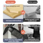 rak buku kayu rak buku minimalis