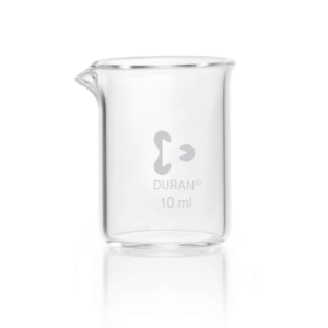 Gelas Beaker Duran 211060804 low form, with spout, 10 mL