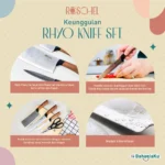 1 set pisau dapur 1 set pisau dapur