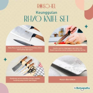 1 set pisau dapur 1 set pisau dapur