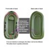 Perahu Karet Rescue Rafting Boogie Fishing Boat TKN HI01 Deskripsi