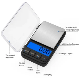 Timbangan Digital Akurasi 0.01g Dual Display