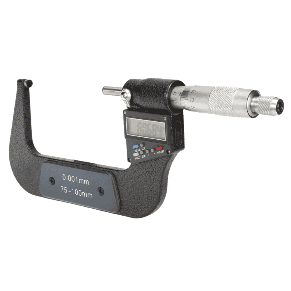Außenmikrometer aus Edelstahl, Messwerkzeug mit 0,01 Mm Dickem Stahl mit Hoher Genauigkeit (0-25mm Außenmikrometer aus Edelstahl, Messwerkzeug mit 0,01 Mm Dickem Stahl mit Hoher Genauigkeit (0-25mm
