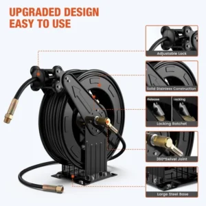 Hose Reel Selang Air 15m Penggulung Selang Heavy Hose Reel