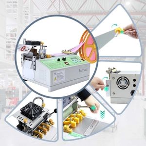 Mesin Pemotong Pita Alat Potong Webbing 988 Hot And Cold Cutting Machine Automatic Mesin Pemotong Pita Alat Potong Webbing 988 Hot And Cold Cutting Machine Automatic