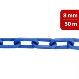 Rantai Plastik Biru Savetex 8 mm x 50 m Rantai Plastik Biru Savetex 8 mm x 50 m