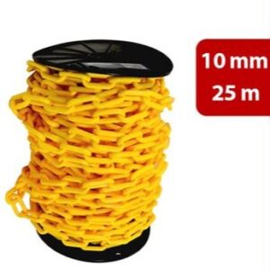 Rantai Plastik Kuning Savetex 10mm x 25m Rantai Plastik Kuning Savetex 10mm x 25m