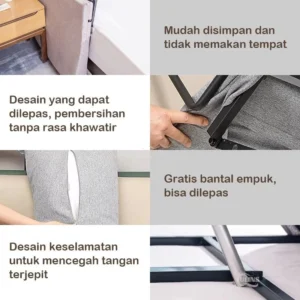 Sandaran Punggung Perawatan Lansia Dapat Disesuaikan