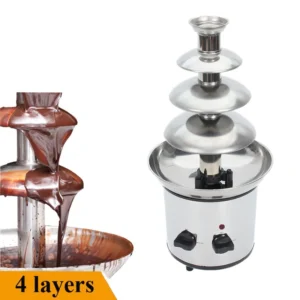 Chocolate Fondue Fountain Mesin Pancuran Cokelat 4 Susun