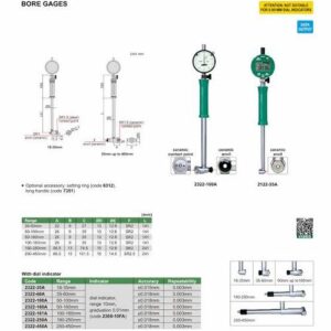 Dial Bore Gauge Insize 2322 450A