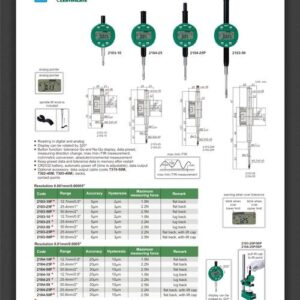 Digital Dial Indicator Insize Advance Tyoe 2103 10 Digital Dial Indicator Insize Advance Tyoe 2103 10