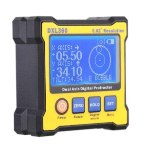 Inclinometer DXL 360 Digital Protractor Angle Meter Dual Axis Inclinometer DXL 360 Digital Protractor Angle Meter Dual Axis